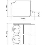 Мойка парикмахерская &quot;Privacy Wash 2P Electric&quot;